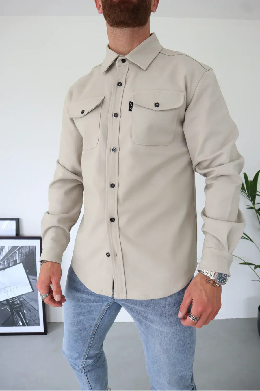 Marcus™ - Supreme Overshirt - Beige
