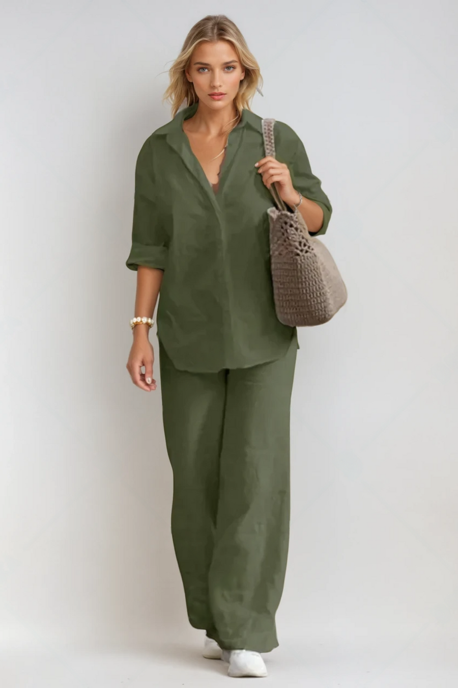 SANTONI™ Linnen Set - Grün