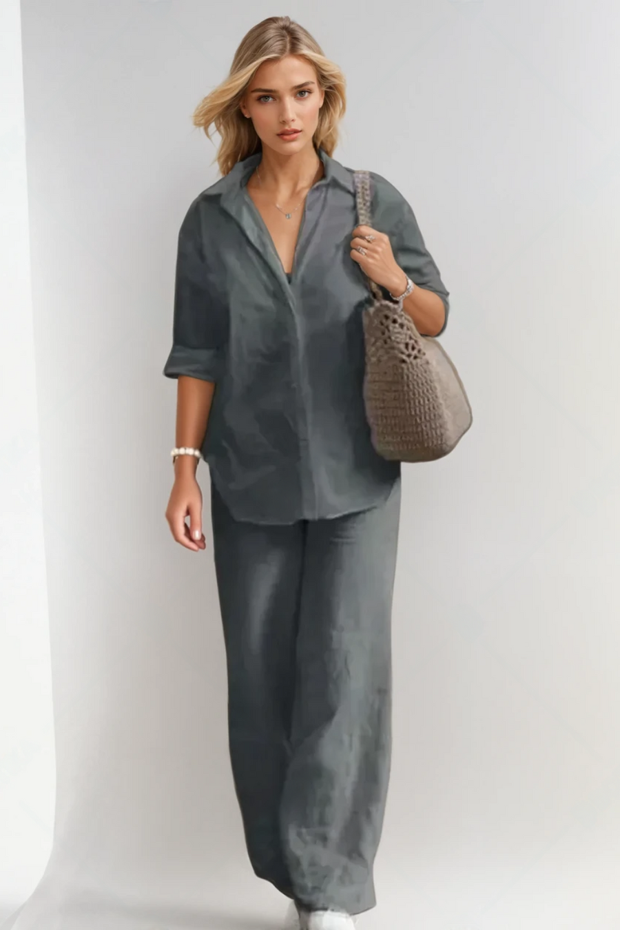 SANTONI™ Linnen Set - Grün