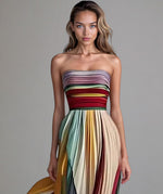 FLORA - FARBENFROHES ÄRMELLOSES KLEID